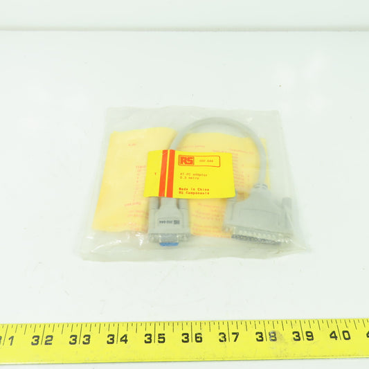 RS 202-644 AT-PC Adaptor CABLE 0.3 Metre