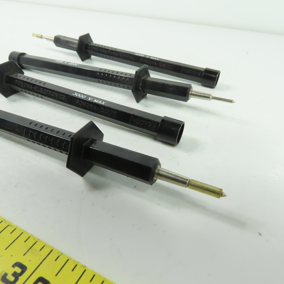Pomana Electronics 5072 Black Test Probe 3000V Max Lot Of 4