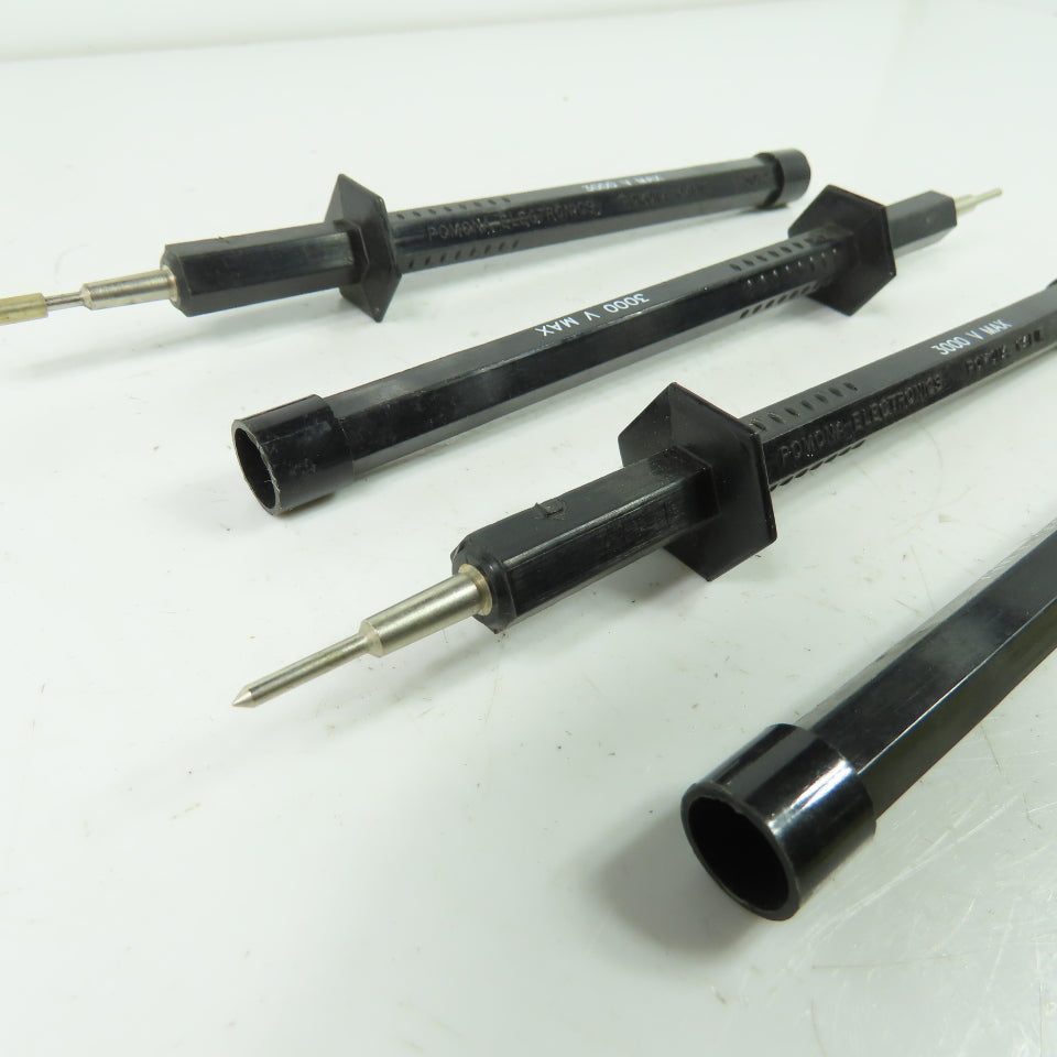 Pomana Electronics 5072 Black Test Probe 3000V Max Lot Of 4