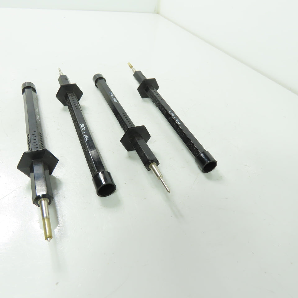 Pomana Electronics 5072 Black Test Probe 3000V Max Lot Of 4