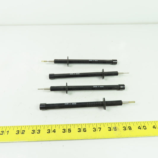 Pomana Electronics 5072 Black Test Probe 3000V Max Lot Of 4