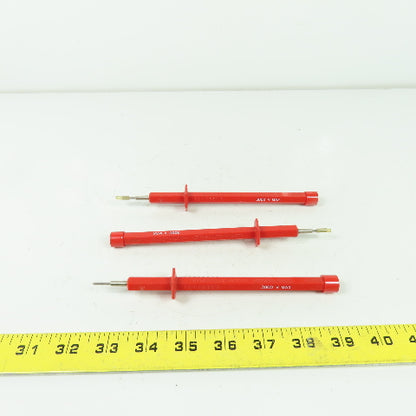 Pomana Electronics 5072 Red Test Probe 3000V Max Lot Of 3