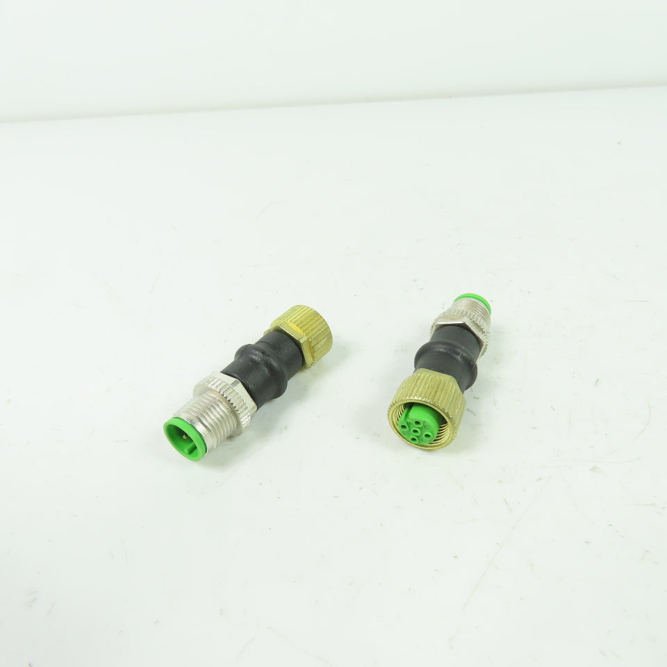 Murr 333370 Adapter 5-Pin Male/Female 17012 Lot Of 2