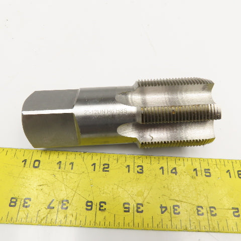 MSC Value Collection 04879086 2"-12 UNS 6 Flute Plug Tap HSS