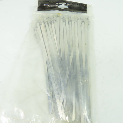 NSI SS8100 Stainless Steel Cable Ties 8" Max Bundle Dia. 1.97" Lot Of 100