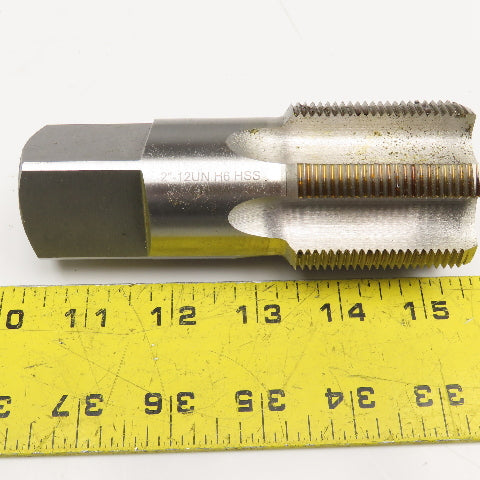 MSC Value Collection 04879094 2"-12 UNS 6 Flute Bottom Tap HSS