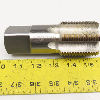 MSC Value Collection 04879094 2"-12 UNS 6 Flute Bottom Tap HSS