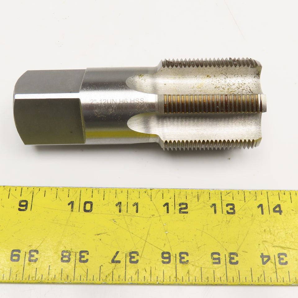 MSC Value Collection 04879094 2"-12 UNS 6 Flute Bottom Tap HSS