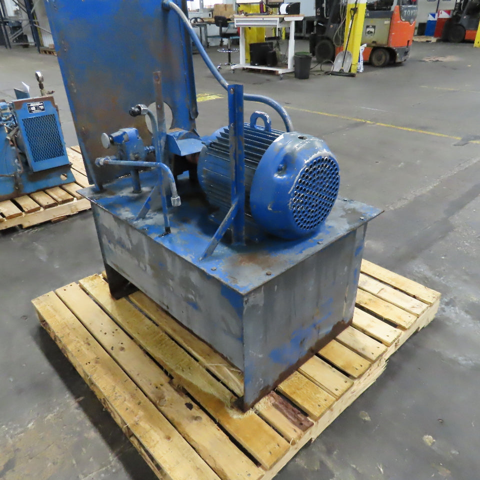 Vickers V210-2-1A-12 24 Gallon Hydraulic Power Unit 10Hp 230/460V 3Ph