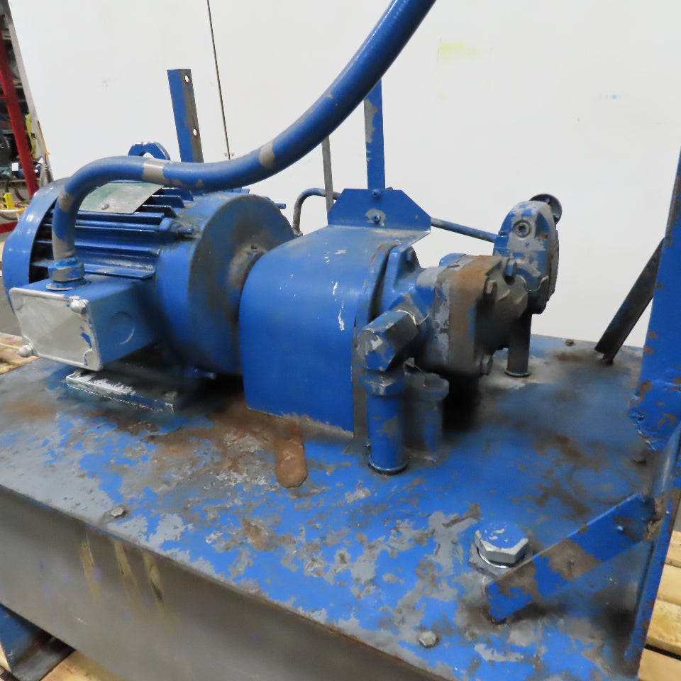 Vickers V210-2-1A-12 24 Gallon Hydraulic Power Unit 10Hp 230/460V 3Ph
