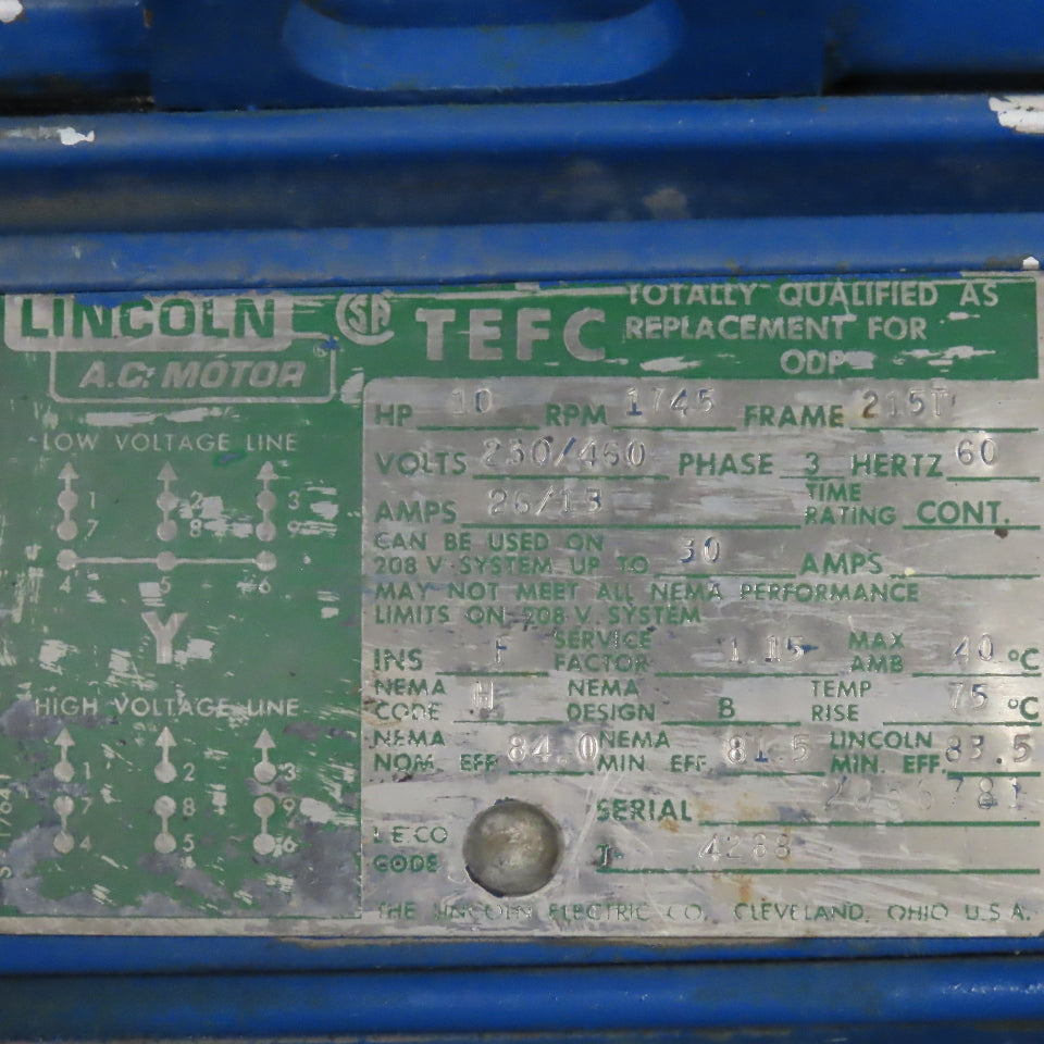Vickers V210-2-1A-12 24 Gallon Hydraulic Power Unit 10Hp 230/460V 3Ph