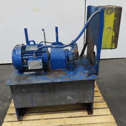 Vickers V210-2-1A-12 24 Gallon Hydraulic Power Unit 10Hp 230/460V 3Ph