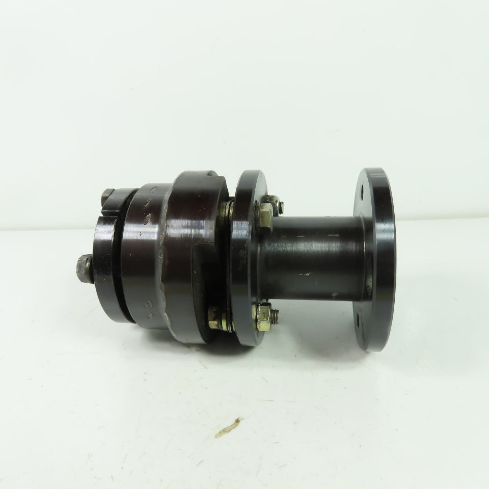 1-3/8" ID Bore Coupling W/ 1-1/8" Bore 2-3/4" Flange Adapter