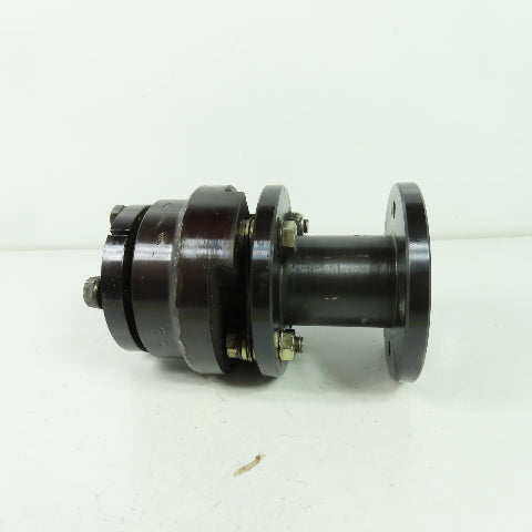 1-3/8" ID Bore Coupling W/ 1-1/8" Bore 2-3/4" Flange Adapter