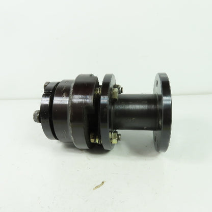1-3/8" ID Bore Coupling W/ 1-1/8" Bore 2-3/4" Flange Adapter