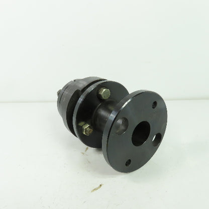 1-3/8" ID Bore Coupling W/ 1-1/8" Bore 2-3/4" Flange Adapter