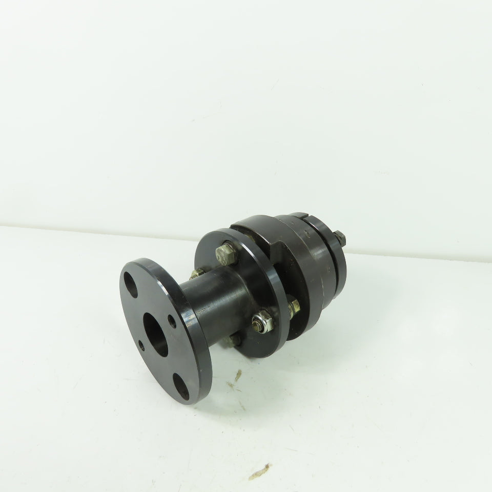 1-3/8" ID Bore Coupling W/ 1-1/8" Bore 2-3/4" Flange Adapter