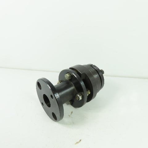 1-3/8" ID Bore Coupling W/ 1-1/8" Bore 2-3/4" Flange Adapter