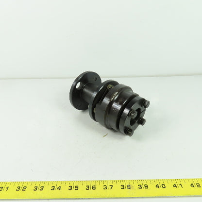 1-3/8" ID Bore Coupling W/ 1-1/8" Bore 2-3/4" Flange Adapter