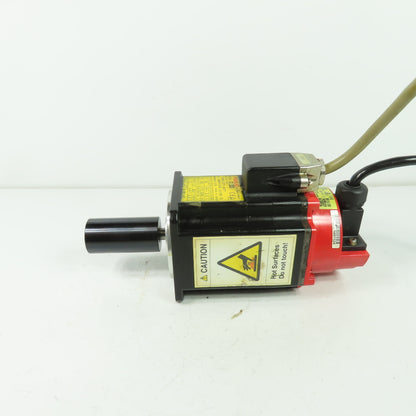 Fanuc A06B-0371-B077 a1/3000 0.3KW AC Servo Motor 90V 1Ph 3000RPM W/ Pulsecoder