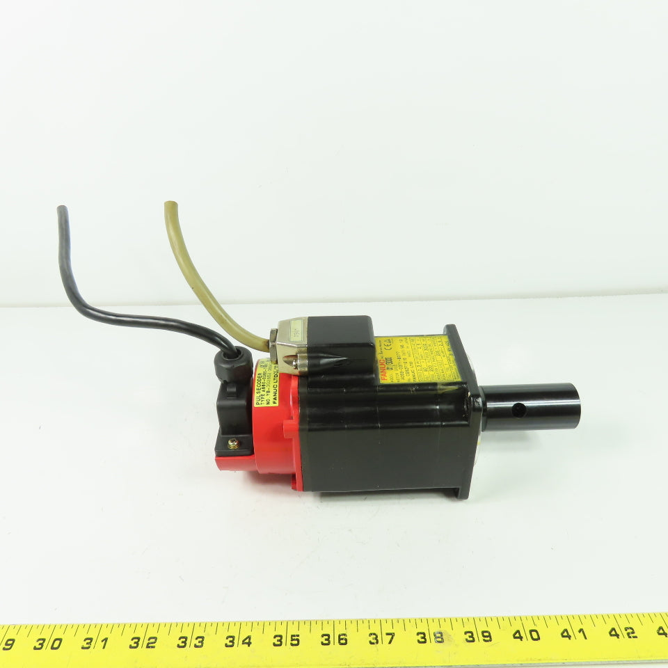 Fanuc A06B-0371-B077 a1/3000 0.3KW AC Servo Motor 90V 1Ph 3000RPM W/ Pulsecoder