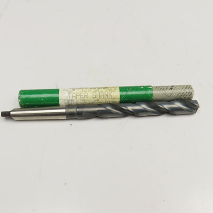 Precision Twist Drill 20047 47/64" Twist Drill MT2 Shank 118° 9-3/4" OAL