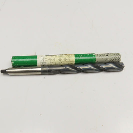 Precision Twist Drill 20047 47/64" Twist Drill MT2 Shank 118° 9-3/4" OAL