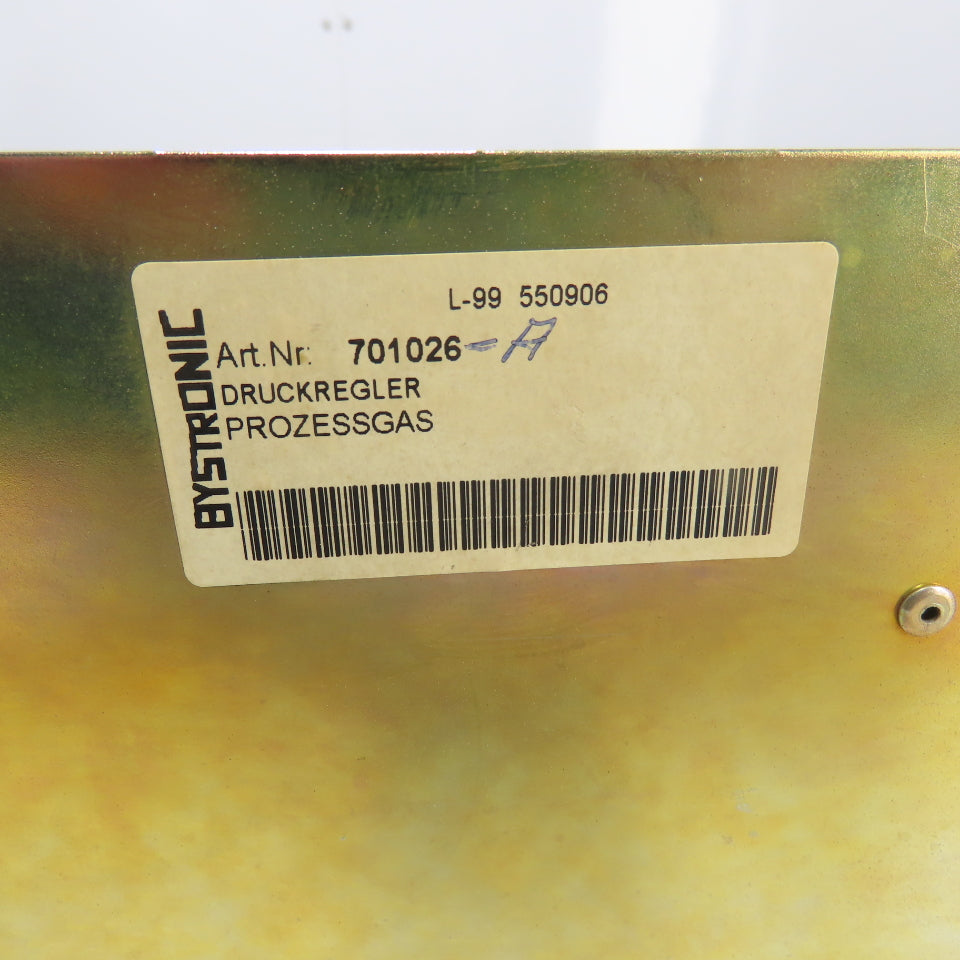 Bystronic 701026-A Process Gas Pressure Regulator Druckregler