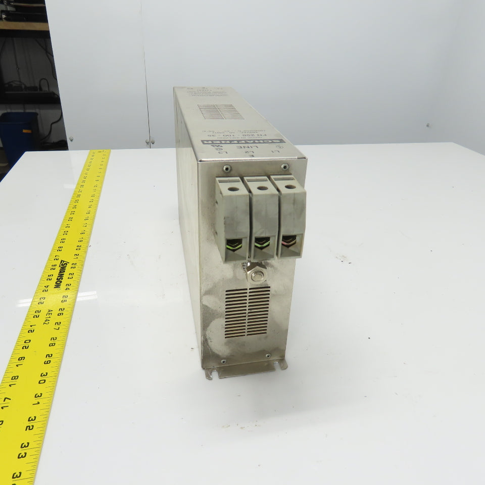 Schaffner FN 258-100-35 Line Filter 480VAC 100A 50/60Hz