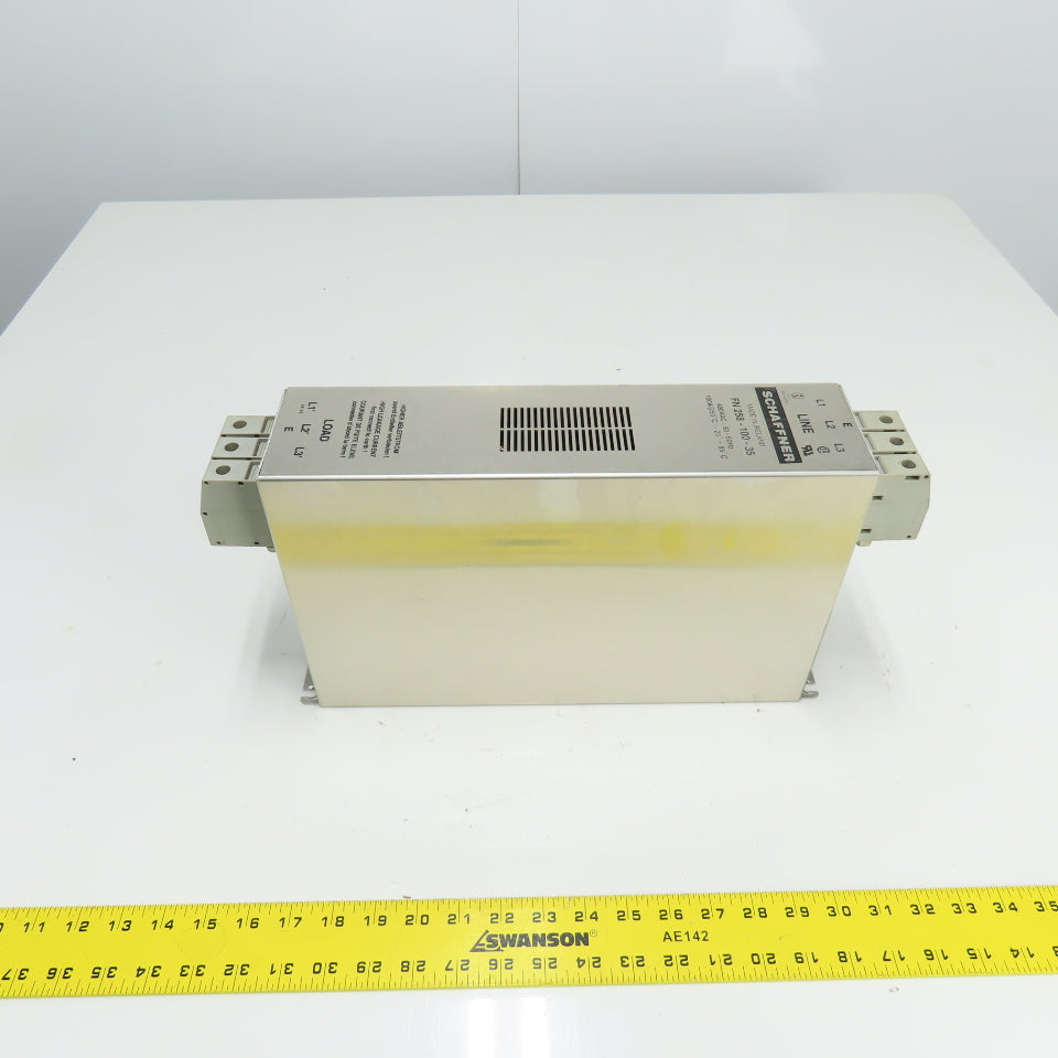 Schaffner FN 258-100-35 Line Filter 480VAC 100A 50/60Hz