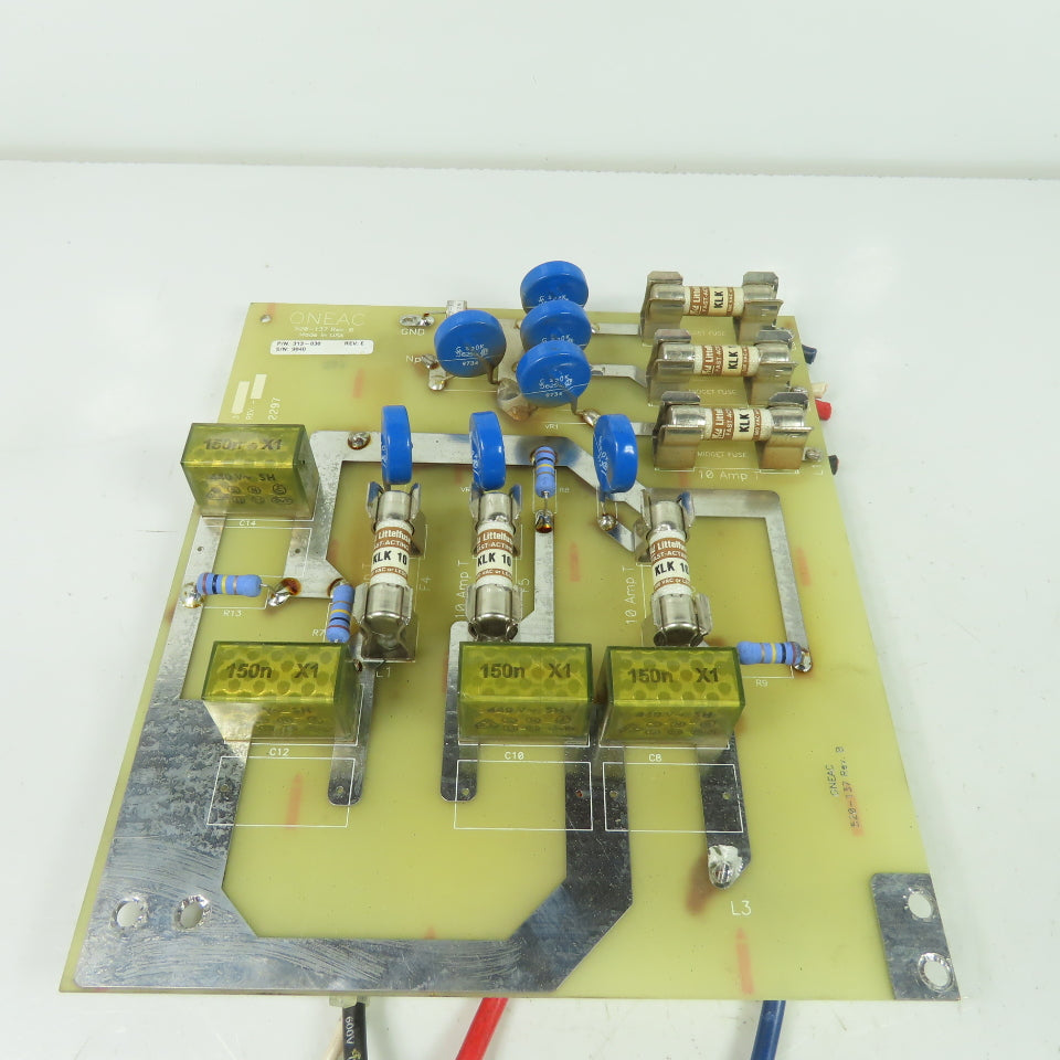 Oneac 520-137 Rev B Circuit Board Panel 313-030