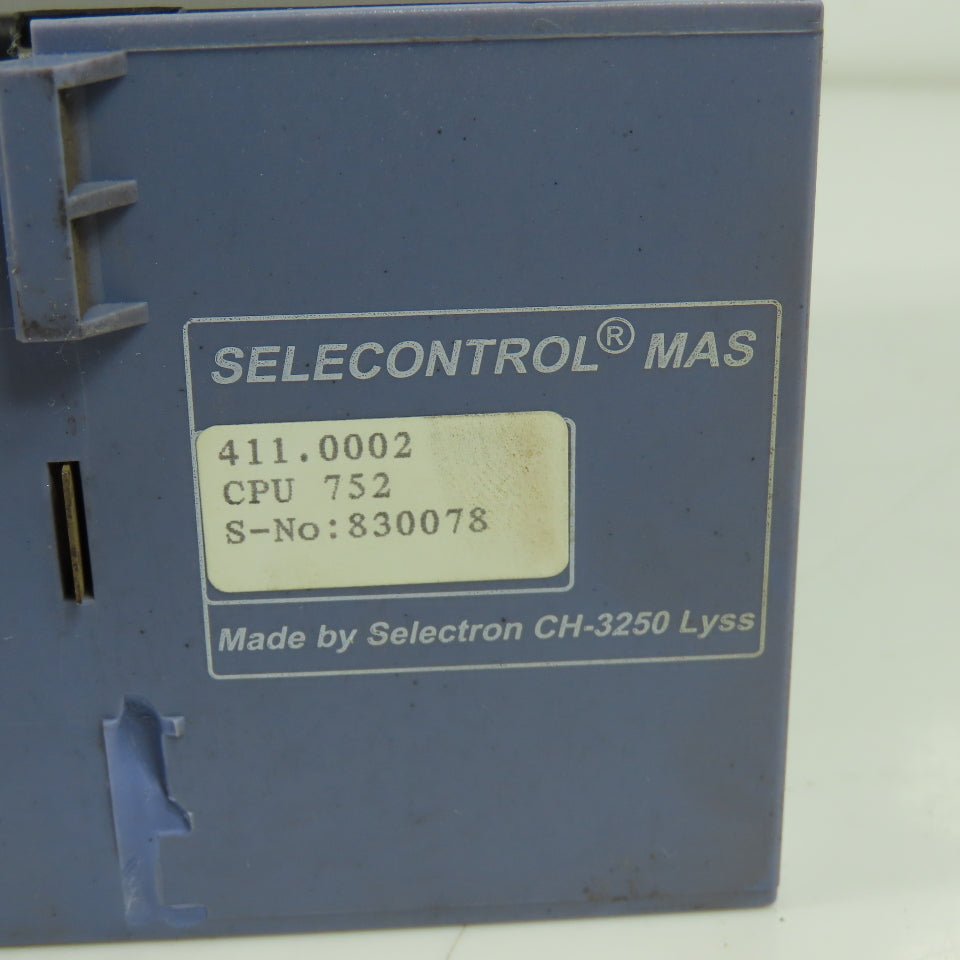 Selecontrol MAS CPU 752 CPU PLC Processing Unit 752