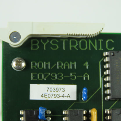 Bystronic E0793-5-A Circuit Board Card ROM/RAM 4