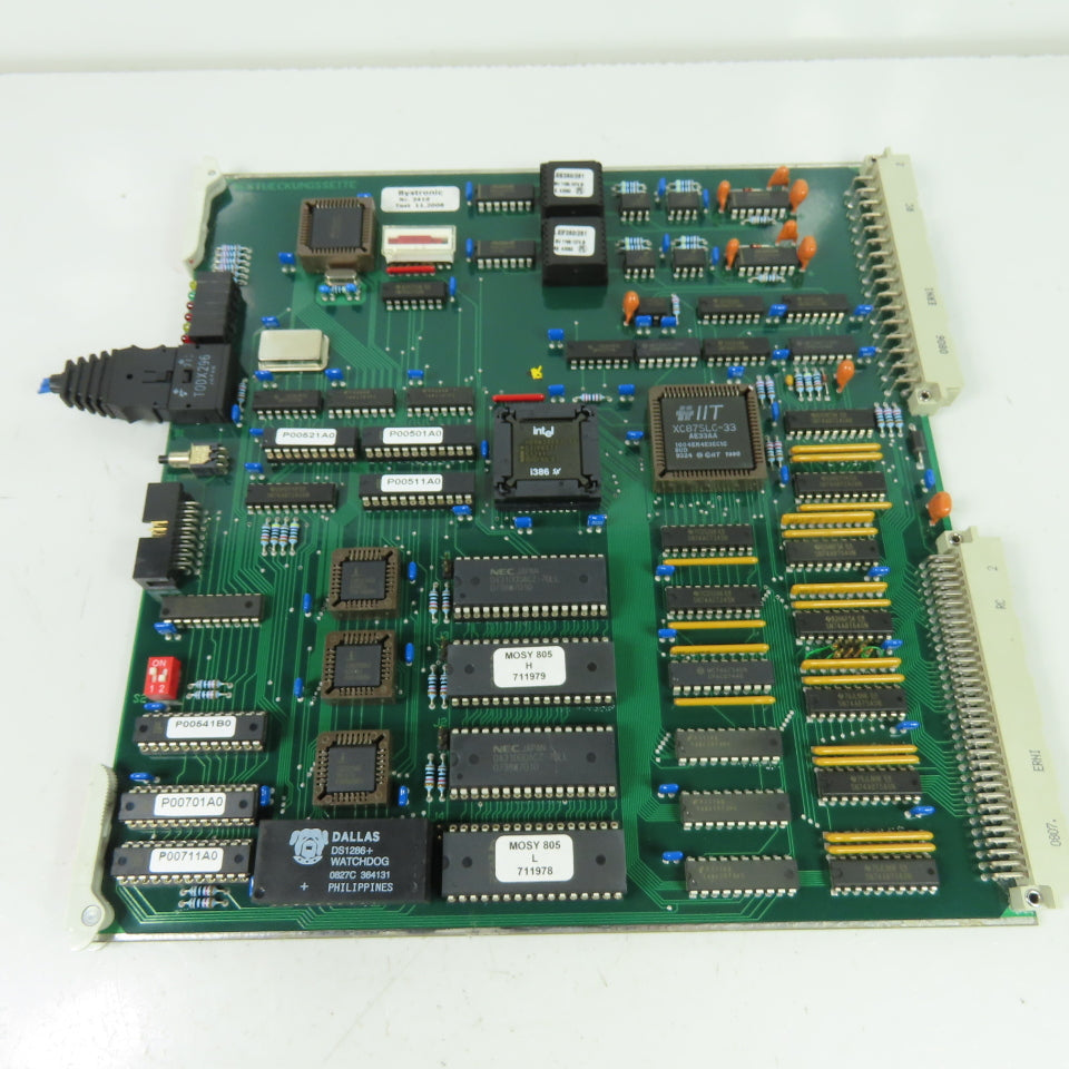 Bystronic E0751-5-C CPU386SX Circuit Board Card CPU