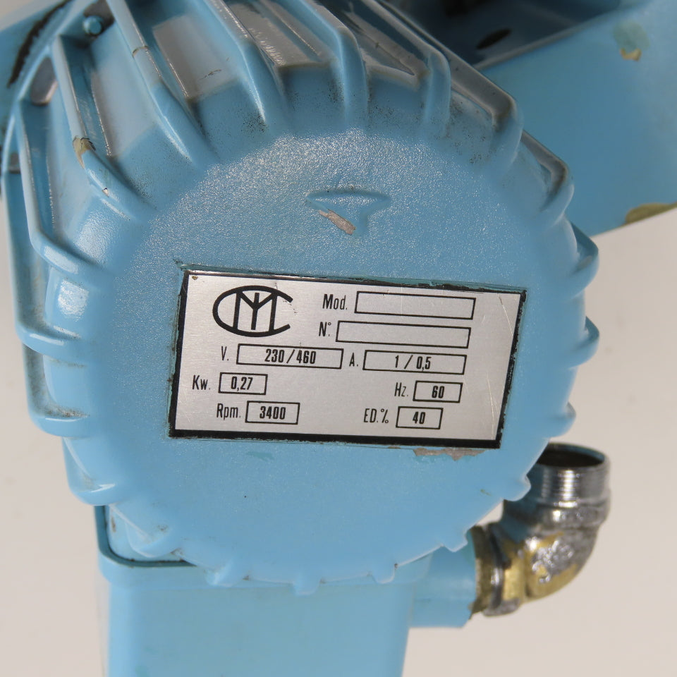 Hurco 230/460V 0.27KW High Low RPM From Hurco Vertical Mill
