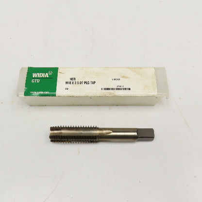 Widia 14878 M18 x 2.5 Metric Plug Tap 4 Flute