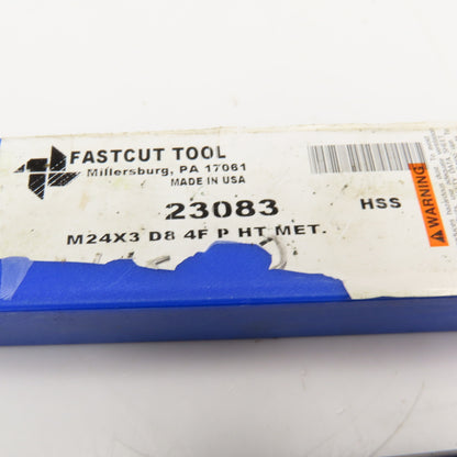 Fastcut Tool 23083 M24 x 3.0 D8 HSS 4 Flute Plug Tap