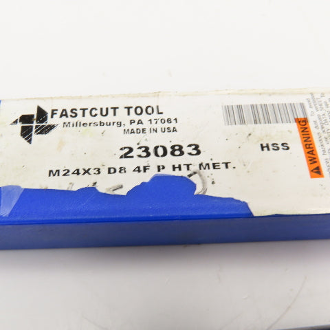 Fastcut Tool 23083 M24 x 3.0 D8 HSS 4 Flute Plug Tap