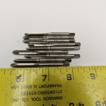Hanson Whitney 72057 M5 x 0.8 D-4 4 Flute Metric Plug Tap Lot Of 9