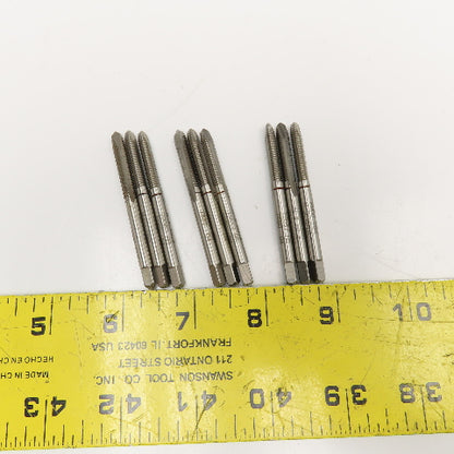 Hanson Whitney 72057 M5 x 0.8 D-4 4 Flute Metric Plug Tap Lot Of 9
