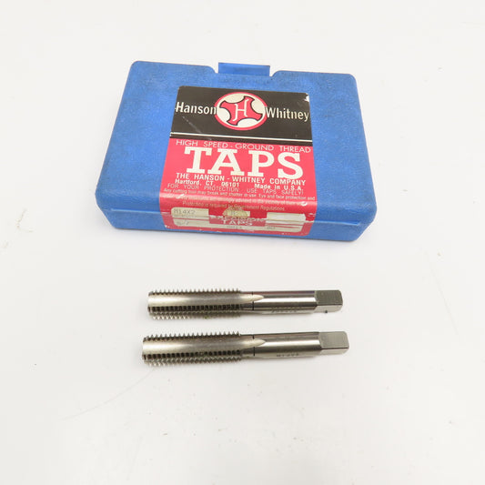 Hansen Whitney M14 x 2.0 Metric Bottoming Tap D-7 Lot Of 2