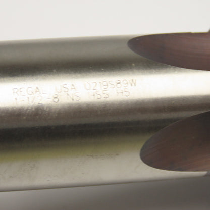 Regal 1-1/2"-8 NS HSS 4 Flute Plug Tap