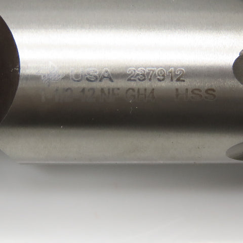 Fastcut Tools 1-1/2"-12 NG GH4 HSS Plug Tap 6 Flute