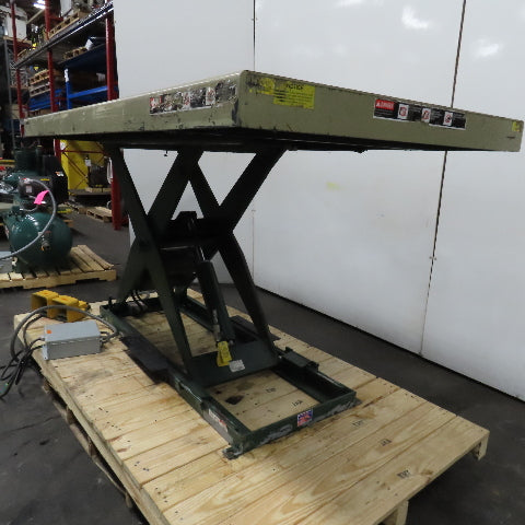 Southworth 2000Lbs 96" x 48" Scissor Lift Table 9"-56" Lift 230/460V 3Ph