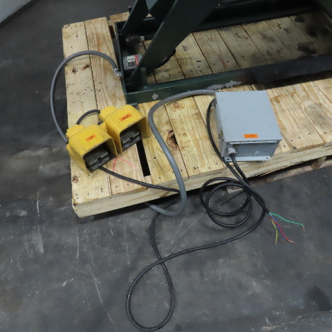 Southworth 2000Lbs 96" x 48" Scissor Lift Table 9"-56" Lift 230/460V 3Ph