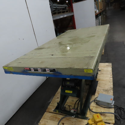 Southworth 2000Lbs 96" x 48" Scissor Lift Table 9"-56" Lift 230/460V 3Ph