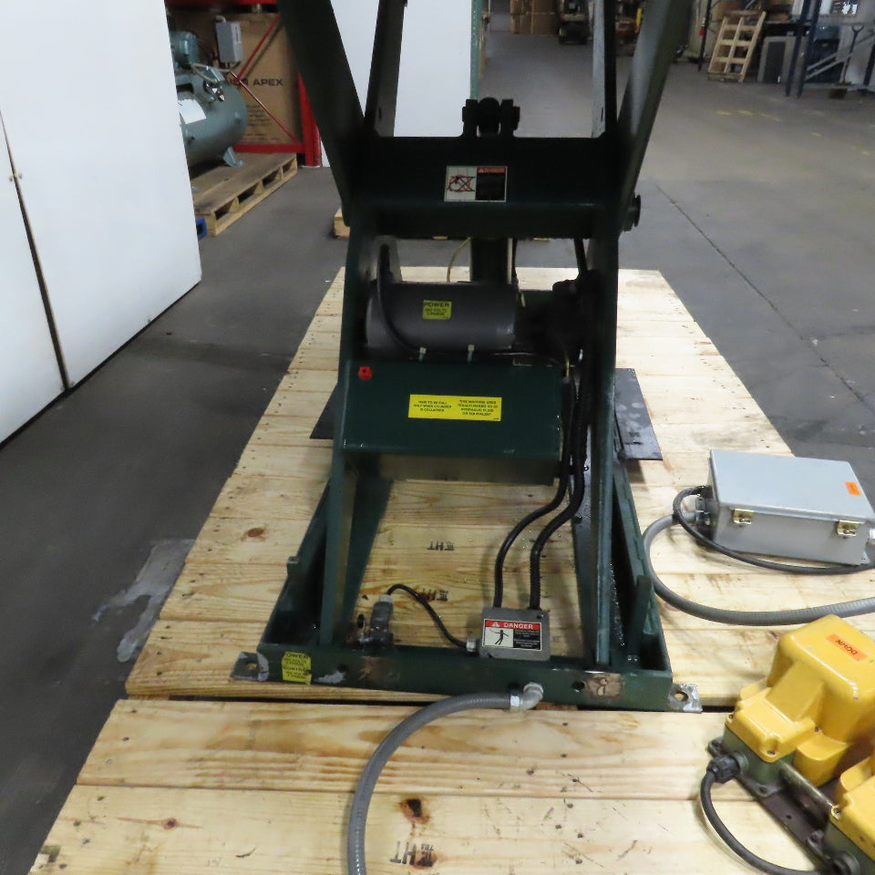 Southworth 2000Lbs 96" x 48" Scissor Lift Table 9"-56" Lift 230/460V 3Ph