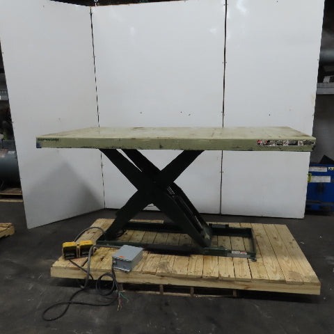 Southworth 2000Lbs 96" x 48" Scissor Lift Table 9"-56" Lift 230/460V 3Ph