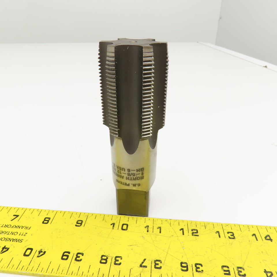 North American 1-5/8"-12 NS HS GH-6 Plug Tap 6 Flute