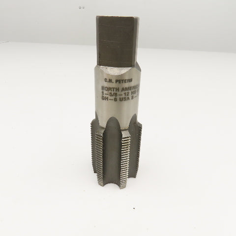 North American 1-5/8"-12 NS HS GH-6 Plug Tap 6 Flute